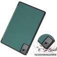 thumbnail image 2 of DWaybox Étui pour Lenovo Idea Tab Plus 12,1 Pouces Modèle 2025, Étui de Protection Antichoc avec Béquille, Fente pour Stylet Intégrée et Réveil/sommeil Automatique, Étui Folio Mat en TPU Intelligent - Vert Foncé, 2 of 4