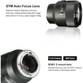 thumbnail image 3 of Meike Objectif Portrait 85mm F1.8 FF STM Plein Cadre Mise au Point Automatique pour Sony Monture Électronique, 3 of 7