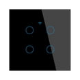 thumbnail image 1 of Nouvel Interrupteur Mural Tactile Intelligent Wi-Fi Panneau en Verre pour AlexaGoogle Home, 1 of 5