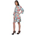 thumbnail image 3 of Moomaya Printed Kimono Robe For Girls Crossover Bathrobe Kimono Women Bathrobe, 3 of 5