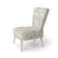 thumbnail image 3 of Designart "Zen In Organic Elements III" Green Botanical Upholstered Accent Chair - Bohemian & Eclectic Arm Chair For Living Room, 3 of 7