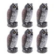 thumbnail image 1 of SERENABLE Hibou Cornu Réaliste Chasse Statue de Leurre Extérieur Jardin 6 Pcs, 1 of 9