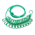 thumbnail image 1 of XZNGL Corde à Linge Rétractable pour Camping, Voyage et Maison en Plein Air avec Pinces, Corde à Linge Portable Coupe-Vent Antidérapante pour Séchage, 12 Pinces, 1 of 1