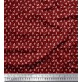 thumbnail image 1 of Soimoi Polyester Crepe Fabric Anchor Hook Nautical Print Fabric by Yard 52 Inch Wide, 1 of 3