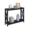 thumbnail image 3 of Pemberly Row Table Console Rectangulaire Traditionnelle, Fini Bois Noir, 3 of 3