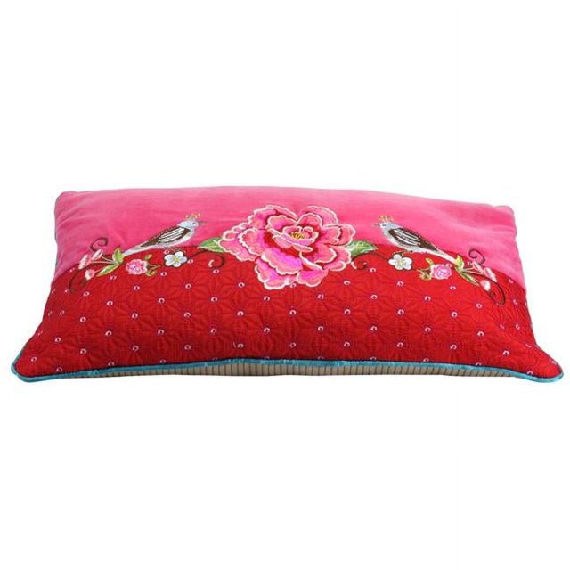 Heritage Lace 51.040.100 Housse de Coussin Fleur Unique 12 x 20 Po. Pip Studio Birds, Rouge