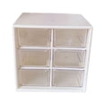 thumbnail image 1 of Decodeary Plastic Jiugongge Storage Drawer - Meticulous Workmanship And Fashionable Multi Grid Storage Off white Six Palaces Grid 1Set, 1 of 6