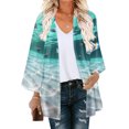 thumbnail image 1 of Nouveaux Hauts pour Femmes 2023 Mode Grande Taille Manches Longues Col Rond Blouse Imprimée Automne Chandail Décontracté Hauts Chemise Manches Longues pour Femmes, 1 of 5