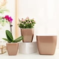 thumbnail image 3 of Flower Pot Self Watering Heat Resistant PP Automatic Draining System Planter Household Supplies, 3 of 9