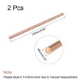 thumbnail image 2 of Unique Bargains 6mm Dia. 150mm Length Solid Copper Round Rod Lathe Bar Stock for DIY Craft 2pack, 2 of 4