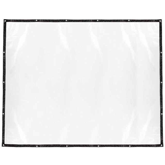 Bâche en PVC Transparente Imperméable, Bâche Transparente Robuste pour Terrasse, Couvre-Sol 200*250 cm Noir