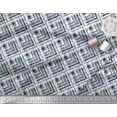 thumbnail image 2 of Soimoi Moss Georgette Fabric Diagonal Check Print Fabric by The Yard 42 Inch Wide, 2 of 5