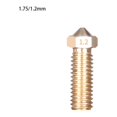 thumbnail image 3 of Maoww 3D Printer Nozzle 1.75mm Extruder Large Flow Nozzle M6 Threaded 3D Printer Parts, Brass, 1.2mm, Gold, 3 of 7
