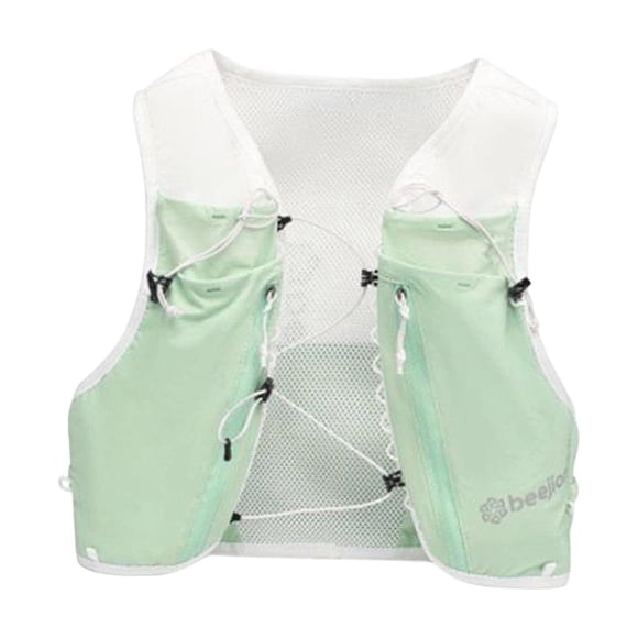 AWHAO Breathable and adjustable running hydration vest, backpack for running, camping, Green