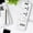 White, variant on TopLLC USB Intelligent Independent Toggle Wiring Socket Universal Hole Household Office Dormitory Tourism Multifunctional Socket Multifunctional socket