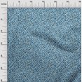 thumbnail image 3 of oneOone Cotton Poplin Medium Blue Fabric Abstract Sewing Material Print Fabric By The Yard 42 Inch Wide, 3 of 4