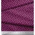 thumbnail image 2 of Soimoi Poly Georgette Fabric Anchor Hook Nautical Decor Fabric Printed Yard 52 Inch Wide, 2 of 3