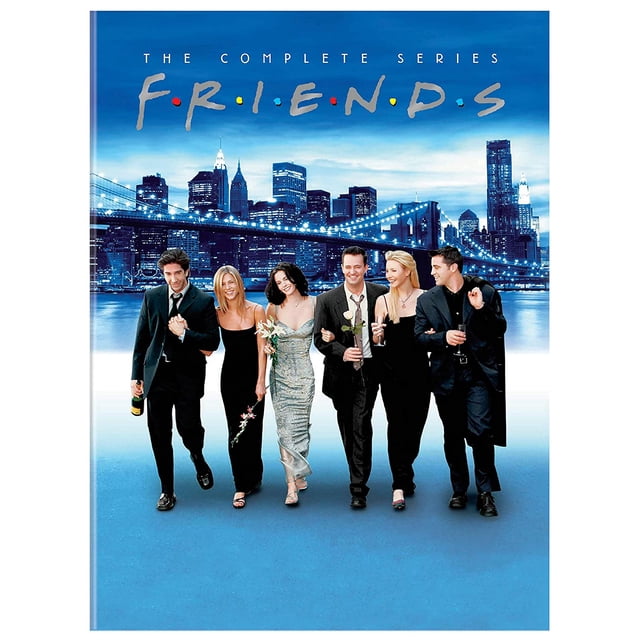 Friends : la Série Complète (DVD) Warner Bros. Coffret Comique Télé 10 Saisons en DVD, Télé PG Classée; Ensemble en Boîte avec Titre visible et Colonne Vertébrale, Idéal pour Regarder des marathons en Frénésie Ou comme Présentoir de Collection.