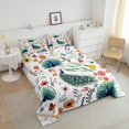 thumbnail image 3 of YST Kawaii Peacock Comforter Set, Mushroom Floral, Queen, 3 of 6