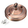 thumbnail image 2 of Milaget Ceiling Rose Hook Plate Ceiling Lamp Bases Living Room Chandelier Part Lamp Base red bronze, 2 of 7