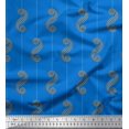 thumbnail image 1 of Soimoi Moss Georgette Fabric Stripe & Dotted Swirl Abstract Fabric Prints By Yard 42 Inch Wide, 1 of 1