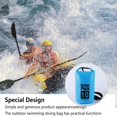 thumbnail image 4 of Waterproof Bags Multifunctional Outdoor Backpack Large-Capacity Equipment Foldable Kayak Rafting Bag Pool Beach Sports Light Blue 30L Shoulders, 4 of 9