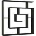 thumbnail image 4 of JV Home Labyrinth Collection 51x49 Inch Grand Bookcase Stylish Bookshelf 6 Tier Shelving Storage for Living Room Kitchen Laundry Bedroom (Anthracite), 4 of 7
