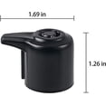 thumbnail image 2 of 2Pack Steam Release Valve, Universal Pressure Valve Release Handle for Instant Pot 3, 5, 6, 8 Qt Quart, Electric Pressure Cooker Valve Replacement Part Steam Release Accessories, 2 of 5