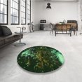 thumbnail image 4 of Ahgly Tapis Rectangulaire Lavable en Machine Intérieur Transitionnel Noir Nuit, 2 Pieds x 5 Pieds, 4 of 7