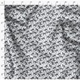 thumbnail image 4 of Soimoi White Modal Satin Fabric Cat Animal Print Fabric by the Yard 42 Inch Wide, 4 of 5