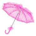 thumbnail image 4 of Lace Parasol, Exquisite Bridal Umbrella Beautiful Decorative Handicraft  For Photos For Weddings For Parties Rose Red, 4 of 8