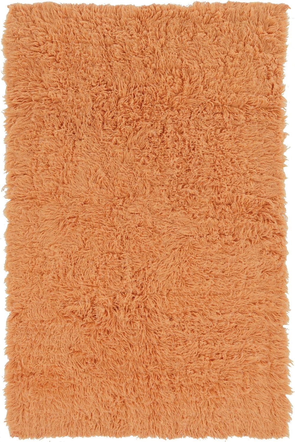 New Flokati 1400gr 2' x 3' Accent Rug, Sherbet