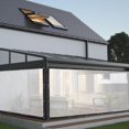 thumbnail image 3 of Bâche en PVC Transparente Imperméable, Bâche Transparente Robuste pour Terrasse, Couvre-Sol 200*250 cm Noir, 3 of 5