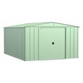 thumbnail image 1 of Arrow Classic Steel Storage Shed, 10x14, Vert sauge, 1 of 7