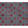thumbnail image 4 of oneOone Tissu Flex Coton Gris Rouge Insecte Matériel de Couture Imprimé Tissu au Mètre 40 Pouces de Large, 4 of 4