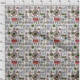 thumbnail image 4 of oneOone Tissu en Rayonne Rouge, Matériau Médical pour Robe, Tissu Imprimé au Mètre, 56 Pouces de Large, 4 of 4