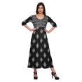 thumbnail image 1 of Moomaya Kurti Ligne A pour Femmes Kurti Longue Imprimée Robe Haut Indien pour Femmes, 1 of 5