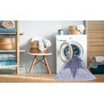 thumbnail image 2 of Ahgly Company Machine Washable Indoor Rectangle Transitional Periwinkle Purple Area Rugs, 8' x 12', 2 of 7