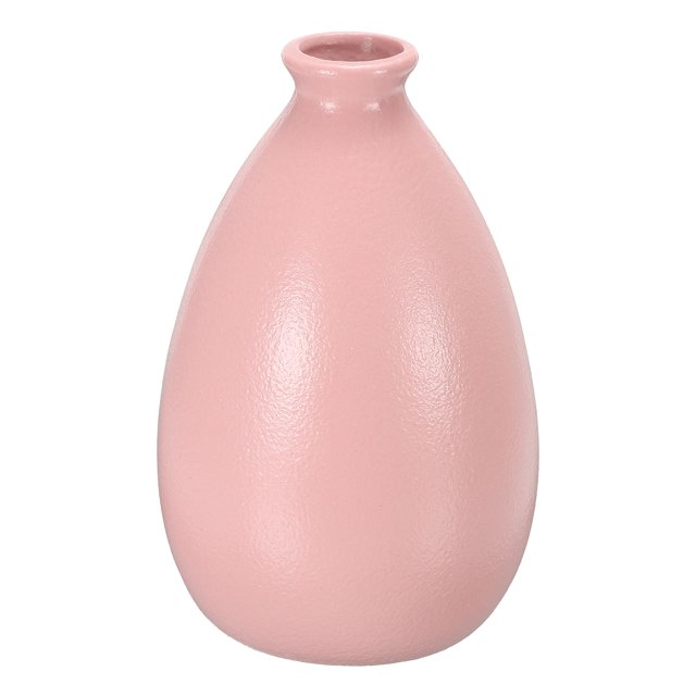 Unique Bargains Flower Vase, Ceramic Vases Matte Small Floral Vases for Home Decor, Pink