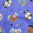 thumbnail image 1 of oneOone Polyester Spandex Medium Purple Fabric Kawai Craft Projects Decor Fabric Printed By The Yard 56 Inch Wide-7A, 1 of 5