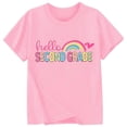 thumbnail image 3 of T-shirts Graphiques Tendance pour Filles Manches Courtes Décontractées pour Usage Quotidien et Activités Extérieures, 3 of 3