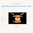 thumbnail image 3 of Dpityserensio Christmas Adult Mask Disposable Face Mask Industrial 3Ply Ear Loop, 3 of 9