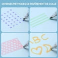 thumbnail image 3 of HAOANCute Stylo-Doseur à Séchage Rapide de 20 Secondes, Stylo à Colle à Pointe Fine pour Scrapbooking et Bricolage - Comprend 6 Recharges L, 3 of 6