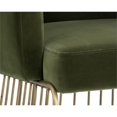 thumbnail image 3 of Sunpan Gala 19.5" Fauteuil Moderne en Tissu Vert Forêt, 3 of 8
