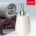 thumbnail image 2 of Soap Dispenser with Pump, Ceramic Lotion Dispenser, Matte Finish, Liquid Soap Dispenser, Detergent Dispenser (White), 2 of 5
