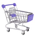 thumbnail image 1 of Milaget Mini Chariot de Magasinage Chariot à Main de Supermarché avec Siège Rouleaux Roues 12 x, 1 of 8