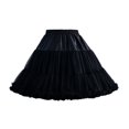 thumbnail image 4 of Dalazy Femmes Couches Tulle Jupon Mousseline de Soie Robe Costume pour Cosplay Noir 45cm 1Set, 4 of 6
