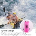 thumbnail image 4 of Waterproof Bags Multifunctional Outdoor Backpack Large-Capacity Equipment Foldable Kayak Rafting Bag Pool Beach Sports Pink 30L Shoulders, 4 of 9