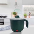 thumbnail image 1 of Cagogo Electric Cooker, Multi-Purpose Mini Hot Pot for Study Dormitory, Stainless Steel Rice Cooker with Transparent Lid, Portable Electric Pan for Noodles Soup Cooking Frying, 1 of 6