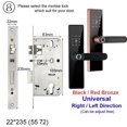 thumbnail image 2 of Electronic Lock Bluetooth Smart Door Lock Fingerprint Lock Password IC Card Key For Smart Home ,Integrated Smart Home, 2 of 5